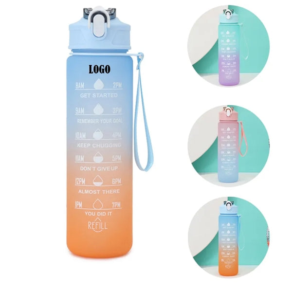 30oz Water Bottle With Time Stamp