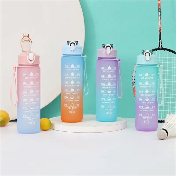 30oz Water Bottle With Time Stamp