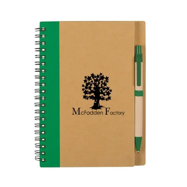 Spiral Notebook and Pen