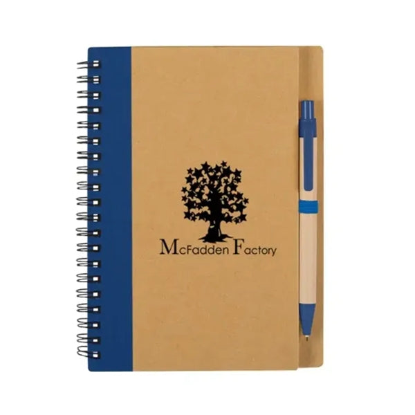 Spiral Notebook and Pen