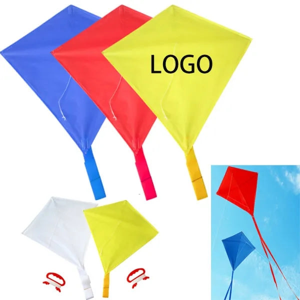 Diamond Kite With Long Flowing Tails