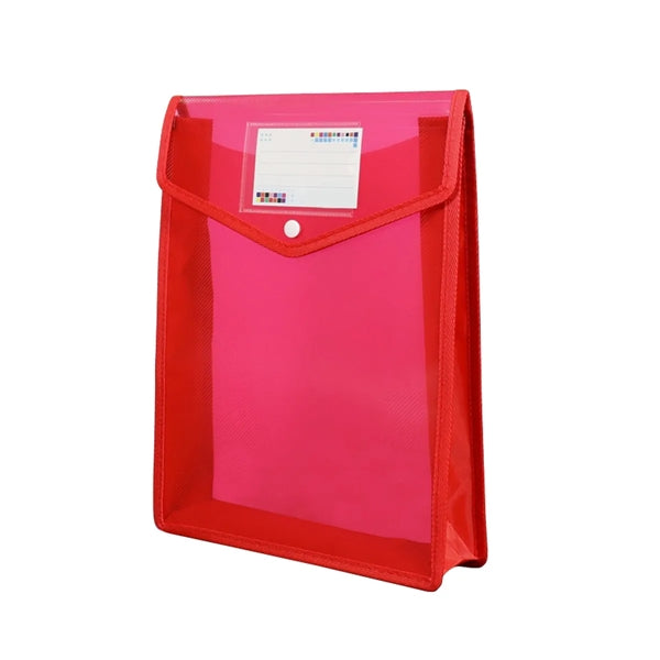 A4 Expandable Envelopes Plastic Document Folder With Button