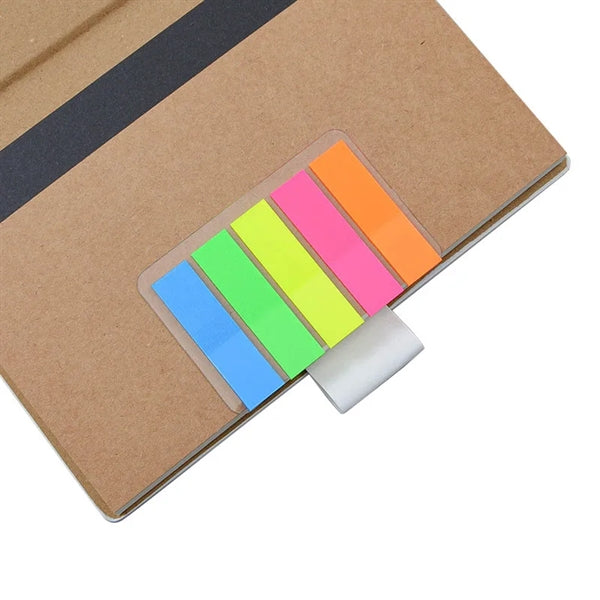 Creative Sticky Notes PU Notebook