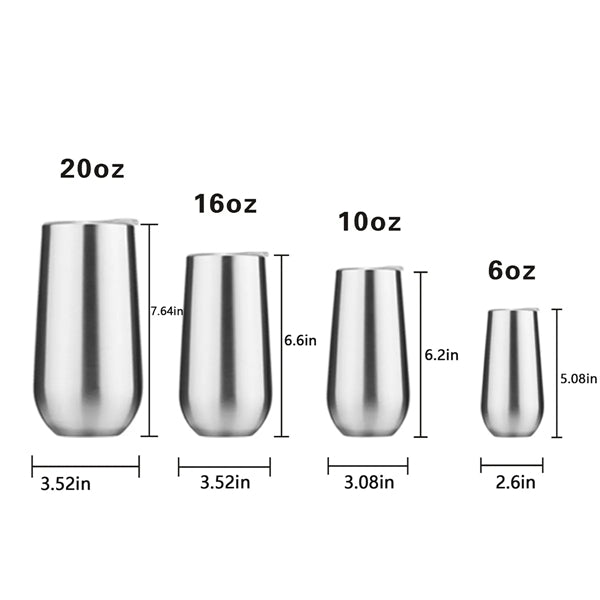 Insulated Tumbler Water Bottle U-Shaped Eggshell Mug
