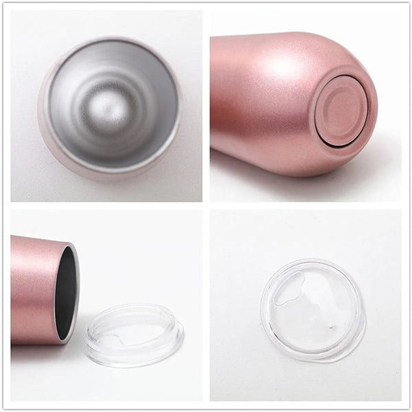 Insulated Tumbler Water Bottle U-Shaped Eggshell Mug