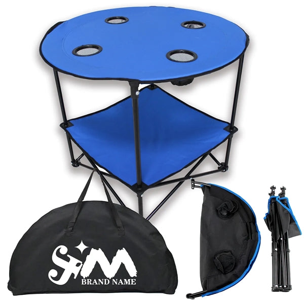Outdoor Camping portable Foldable table with Cup Holders