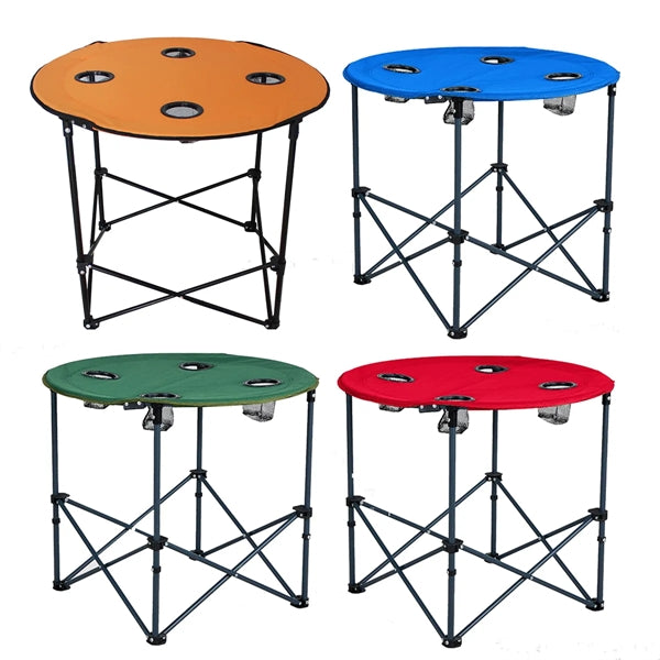 Outdoor Camping portable Foldable table with Cup Holders