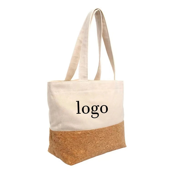 Cork Cotton Shopping Tote