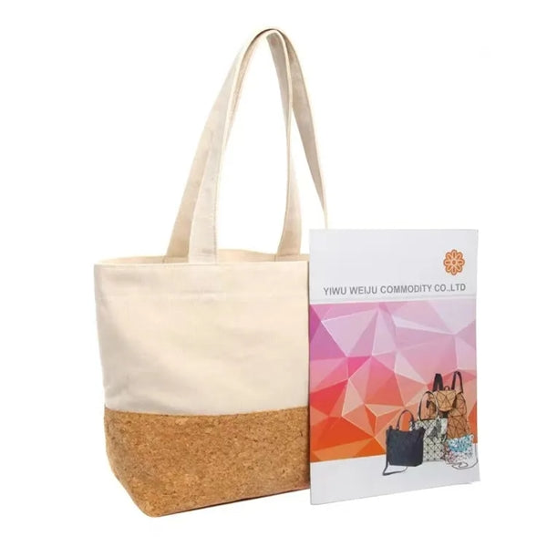 Cork Cotton Shopping Tote