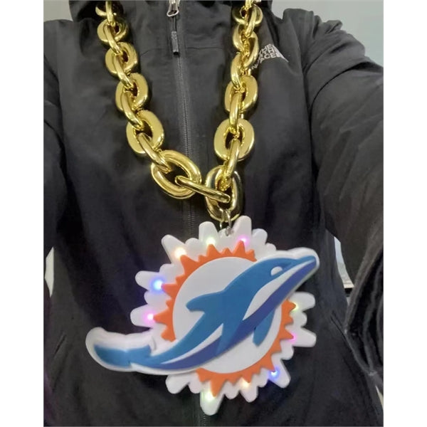 Team Logo Fan Chain Necklace