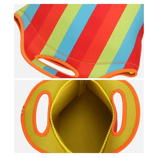 Neoprene Insulated Lunch Tote Bag with zipperfor Women & Men