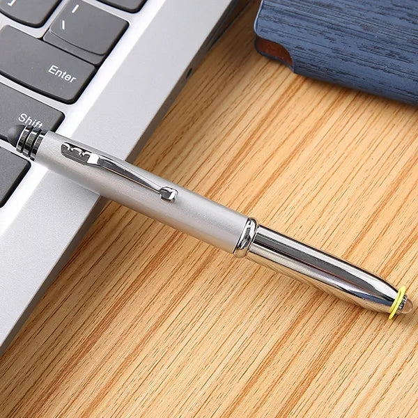 3 in 1 Metal Pen With Stylus And Led Flashlight