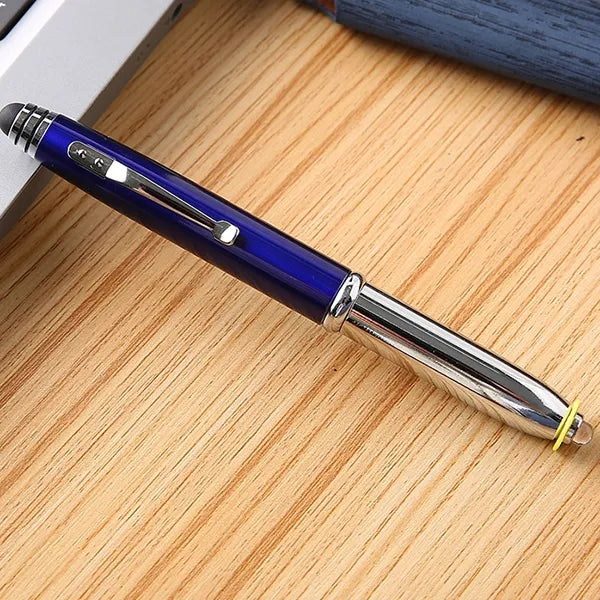 3 in 1 Metal Pen With Stylus And Led Flashlight