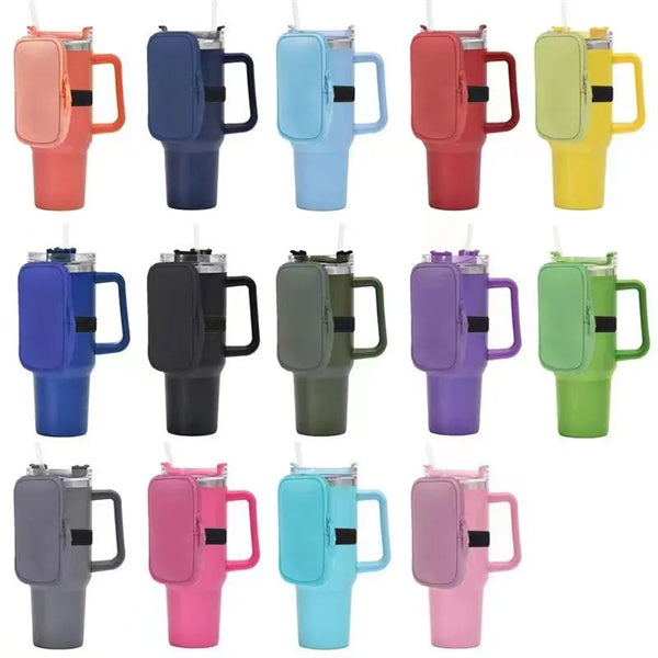 Neoprene Water Bottle Pouch For 20oz 30oz 40oz Tumbler