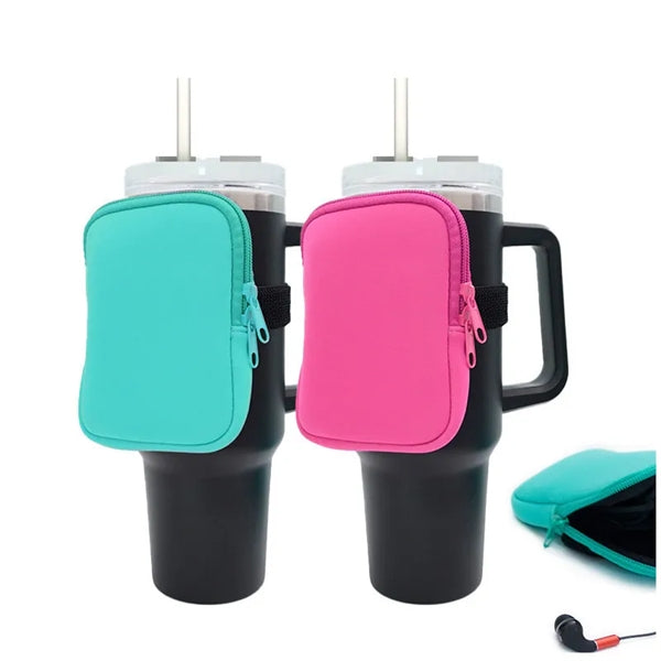 Neoprene Water Bottle Pouch For 20oz 30oz 40oz Tumbler