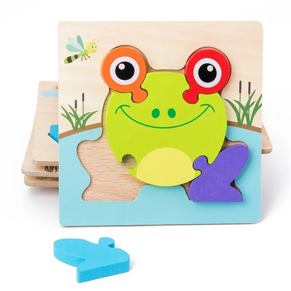 Wooden Toddler Puzzles Toys for 1 2 3 Years Old Boys Girls
