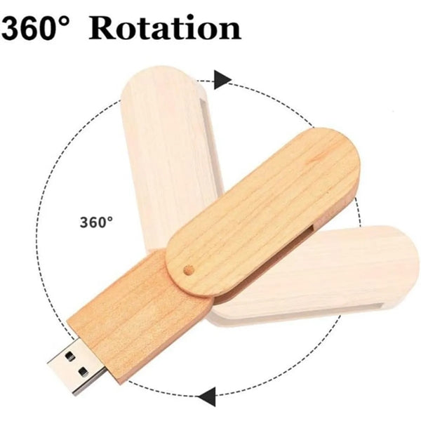 Portable Wood Memory Stick Pendrive 2.0 USB Drive