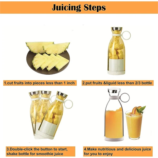 Portable Blender Bottle Juicer Cup 12OZ