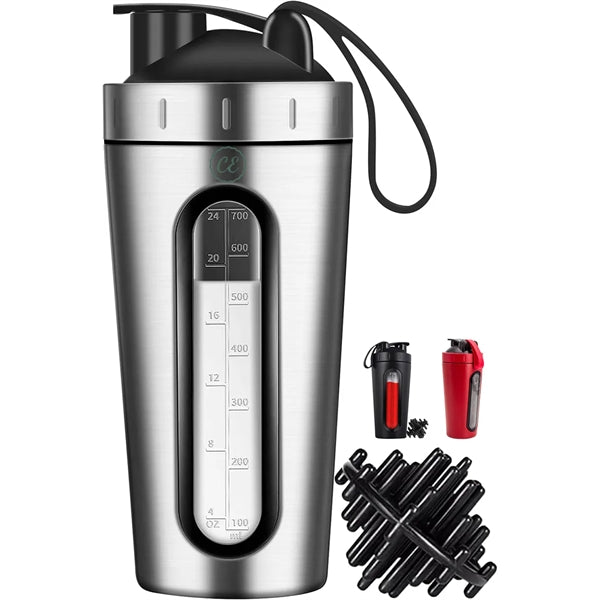 Stainless Steel Protein Shaker Bottle