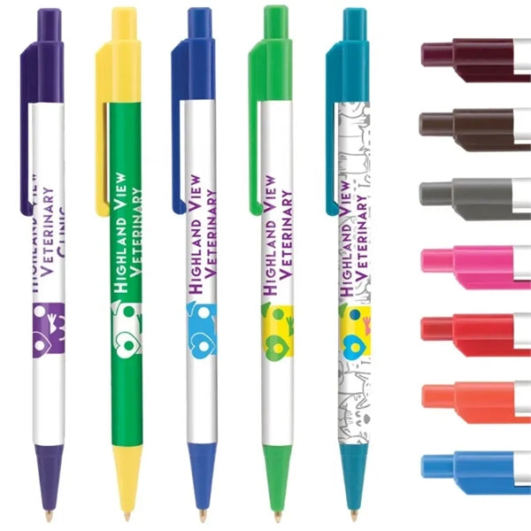 Plastic Click Action Ballpoint Pens