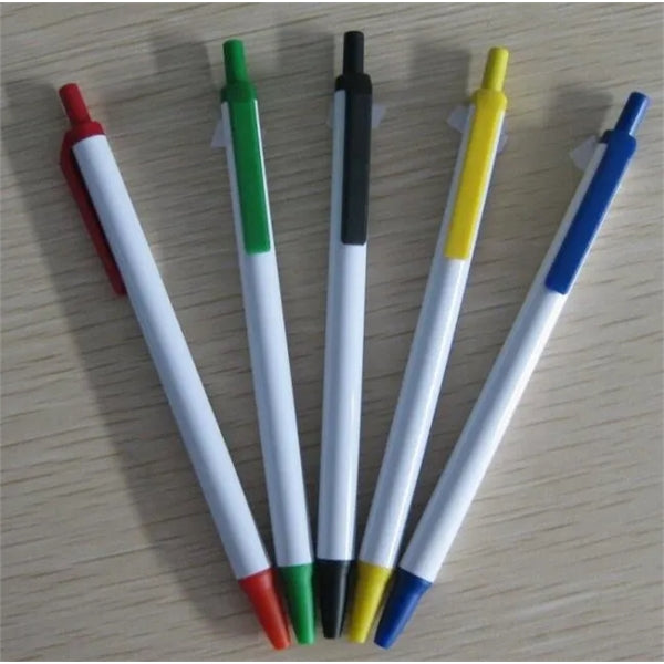 Plastic Click Action Ballpoint Pens