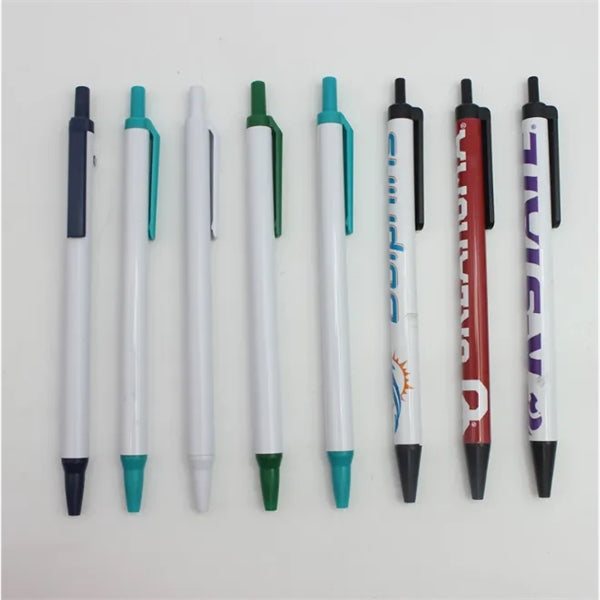 Plastic Click Action Ballpoint Pens
