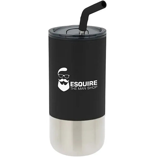 16 Oz. Double Wall Tumbler with Straw