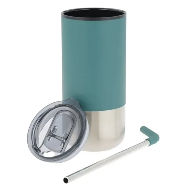 16 Oz. Double Wall Tumbler with Straw