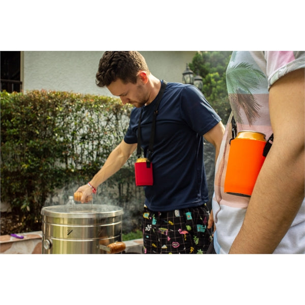 Neoprene Can With Strap Coolie
