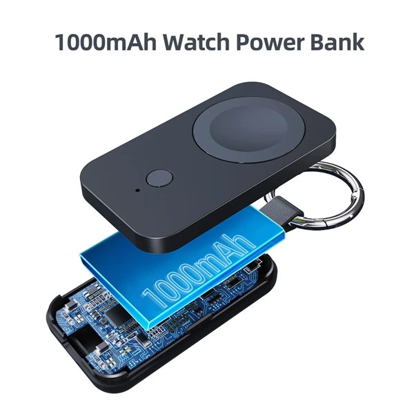 Keychain Style Portable Wireless Charger for Appl Watch Seri
