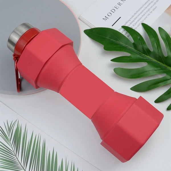 Dumbbell Collapsible Water Bottle