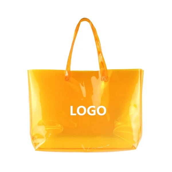 Handy Clear Laundry Tote Bag, See-Through & Durable.