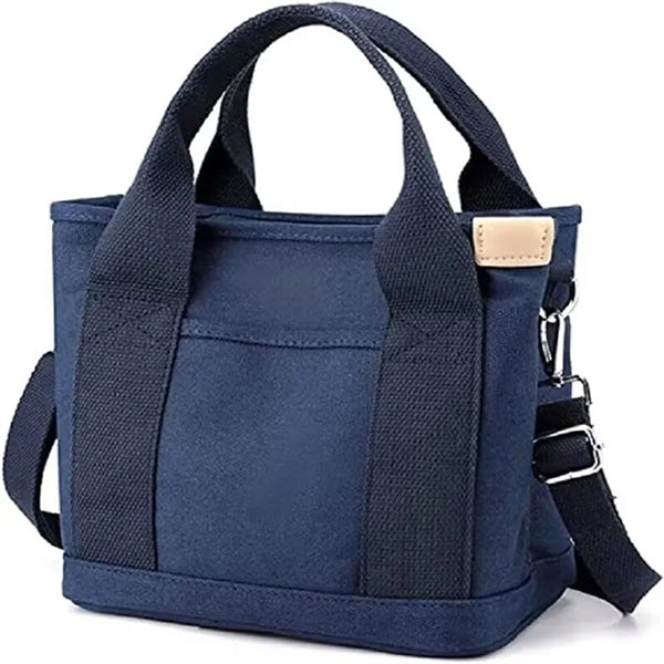 Small Tote Bag with Zipper, Compact, Portable and Secure .