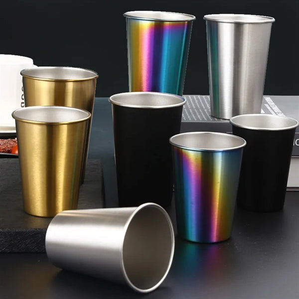 16oz Stainless Steel Pint Cup Tumbler