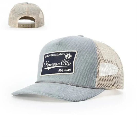 5 Panels Corduroy Rope Trucker Cap