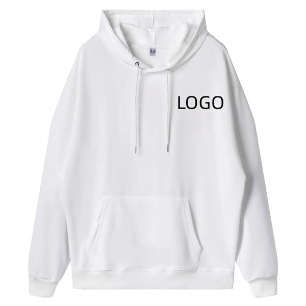 Casual unisex hooded pullover sweatshirt