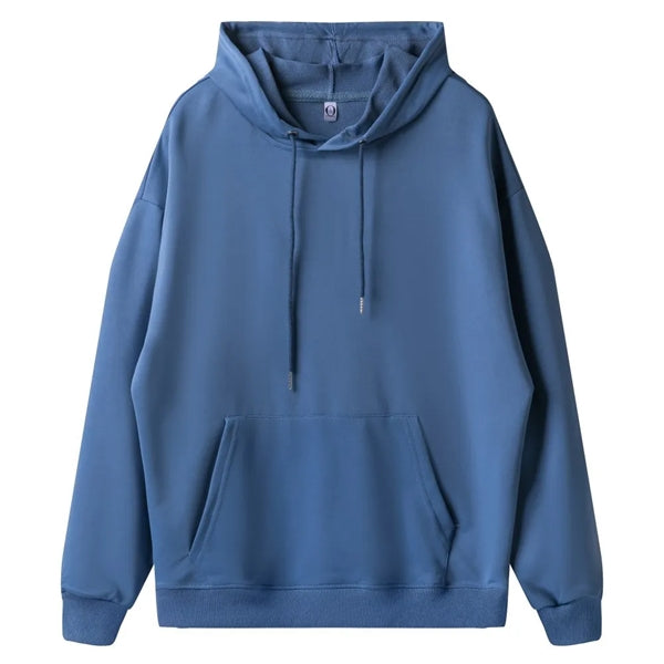Casual unisex hooded pullover sweatshirt