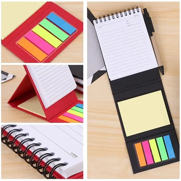 Memo Pad Sticky Notes with Pen