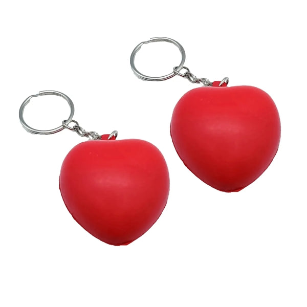 Heart Shaped Stress Reliever keychain
