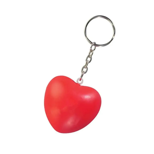 Heart Shaped Stress Reliever keychain