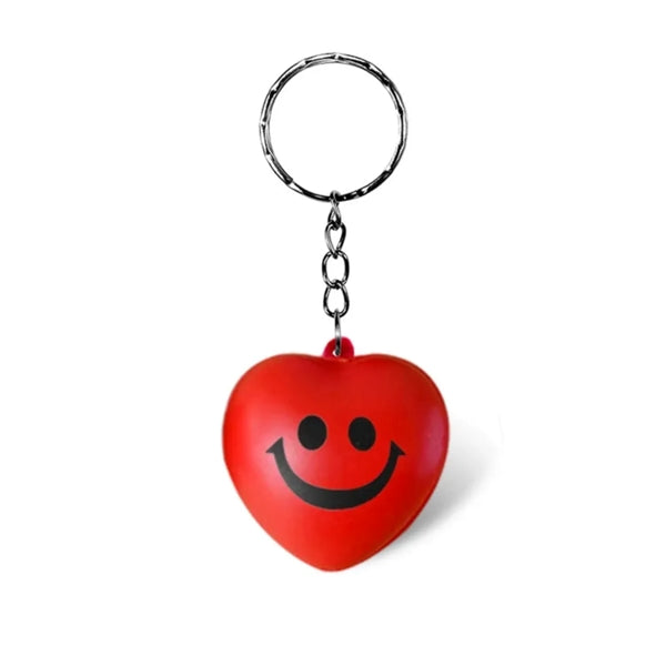 Heart Shaped Stress Reliever keychain