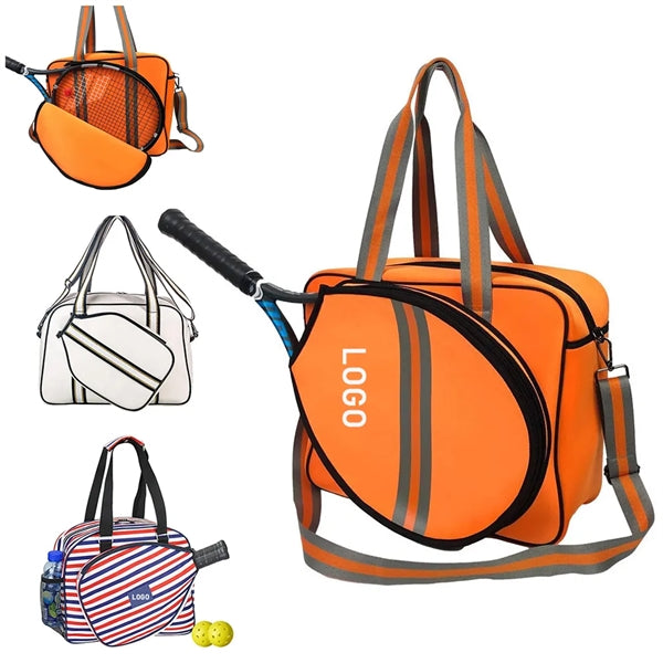 Neoprene Pickleball Paddle Tote Bag Tennis Racket Case