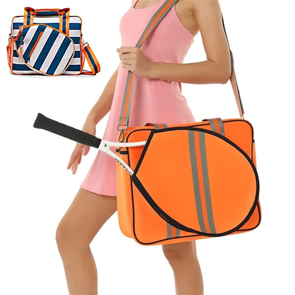 Neoprene Pickleball Paddle Tote Bag Tennis Racket Case