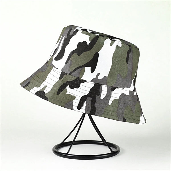 Reversible Military Style Bucket Hat