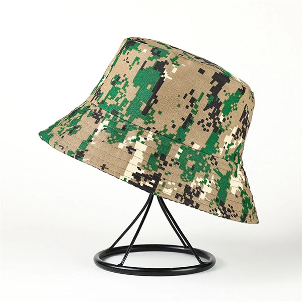 Reversible Military Style Bucket Hat