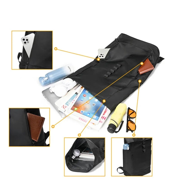 Lightweight School Bag Slim College Laptop Backpack