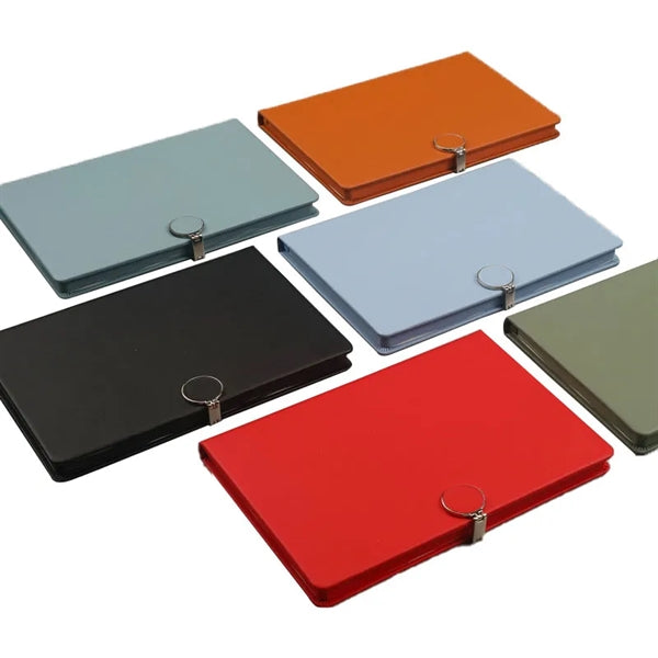 Round Buckle Notebook Business Magnetic Book