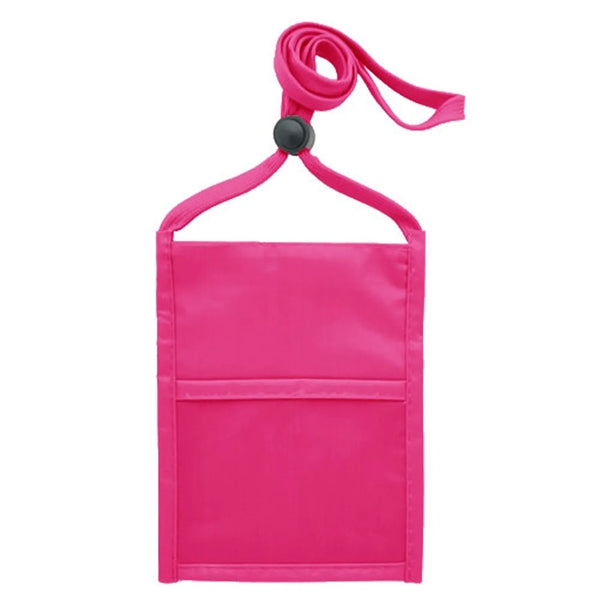 Logo Double Clear Window Event Badge Pouch Holder