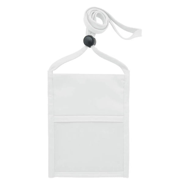 Logo Double Clear Window Event Badge Pouch Holder