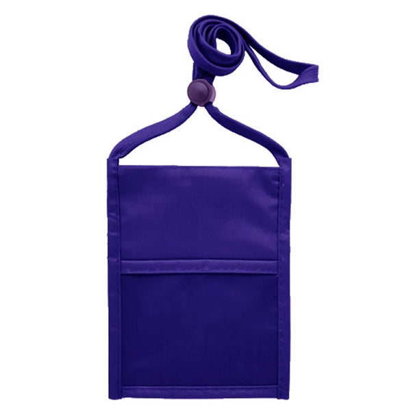 Logo Double Clear Window Event Badge Pouch Holder